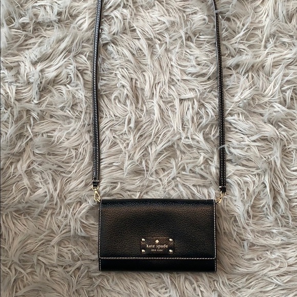kate spade black crossbody - Picture 1 of 4